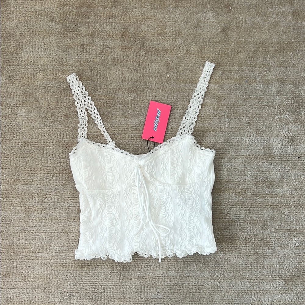 White Lace edikted tank